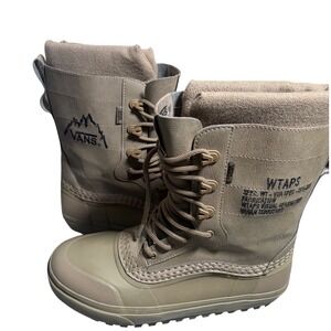 Vans WTAPS Standard Snow MTE Boots Mens 11 Tan Vault Urban Territory Winter Lug